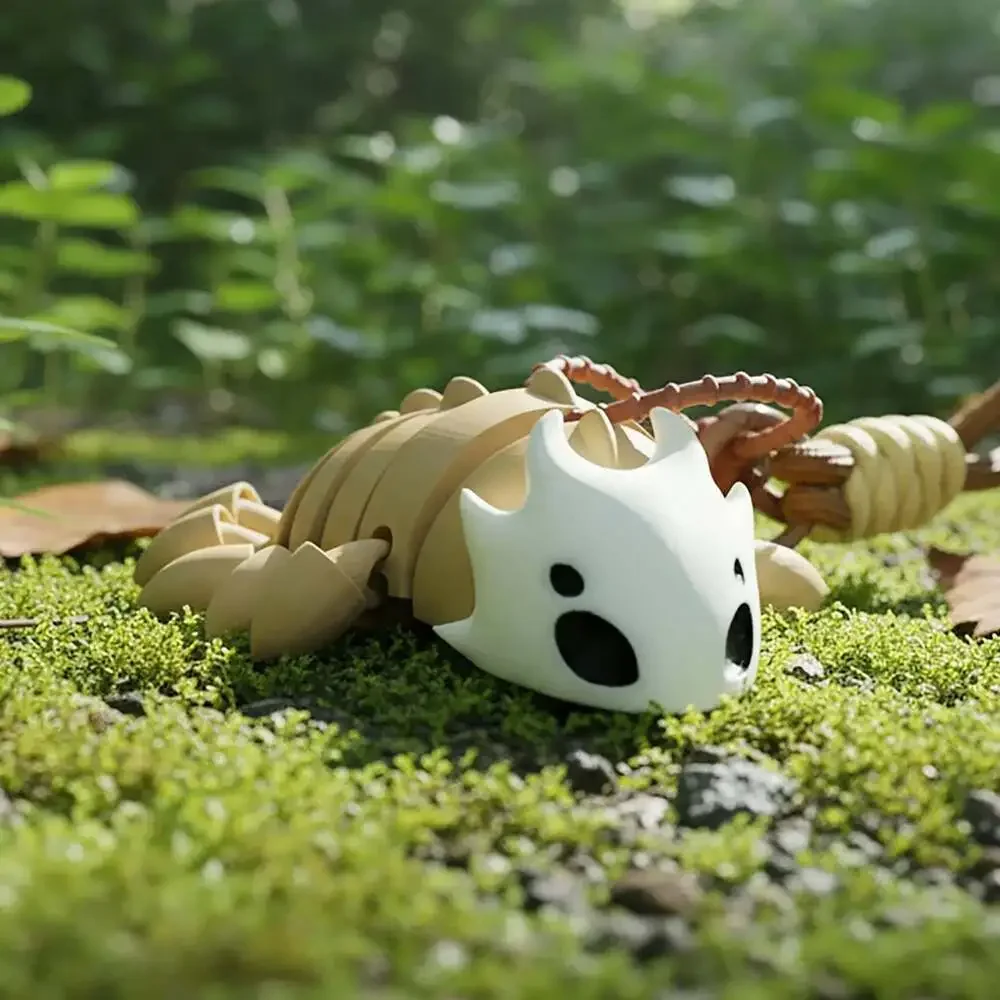 Hollow Knight Silksong Bell Beast Keychain 3D Printed PLA Articulated Figure 127